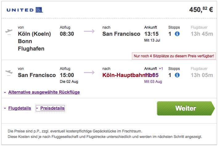 Direktflüge Von Deutschland Nach San Francisco travel-cheaper.de